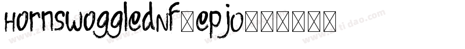 HornswoggledNf-epjO字体转换