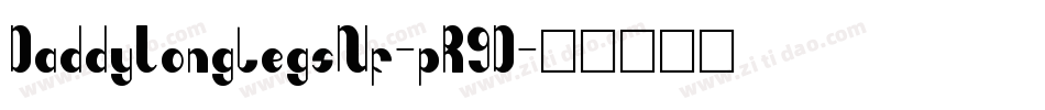 DaddyLonglegsNf-pR9D字体转换