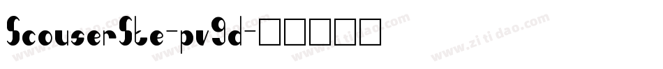 ScouserSte-pv9d字体转换