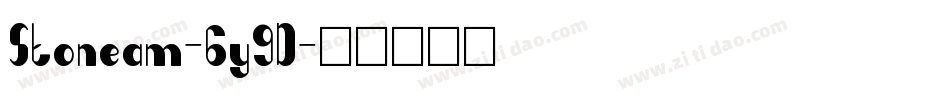 Stoneam-6y9D字体转换