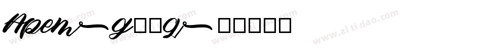 Apem-g86q字体转换