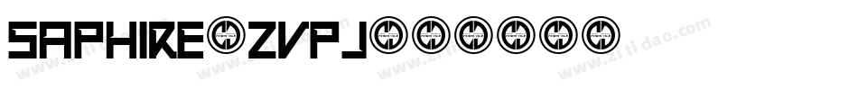 Saphire-ZVpJ字体转换