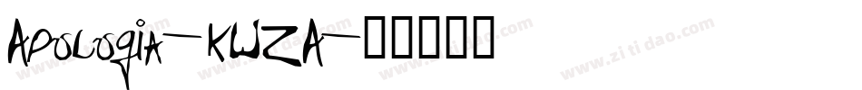 Apologia-KWZA字体转换