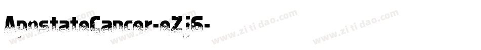ApostateCancer-eZj6字体转换