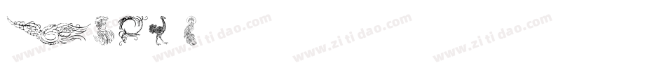 Zcal801n字体转换