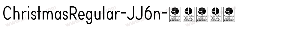 ChristmasRegular-JJ6n字体转换