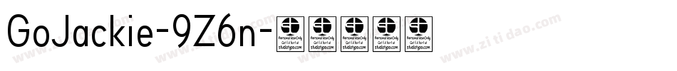 GoJackie-9Z6n字体转换 GoJackie-9Z6n字体转换