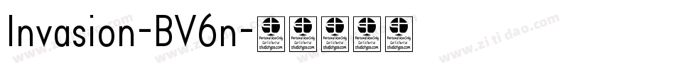 Invasion-BV6n字体转换