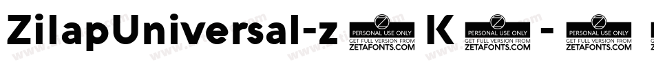 ZilapUniversal-z2K3字体转换