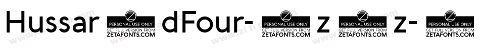 Hussar3dFour-5z8z字体转换
