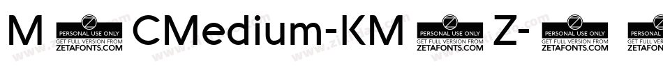 M2CMedium-KM8Z字体转换
