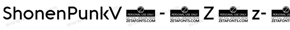 ShonenPunkV2-8Z8z字体转换 ShonenPunkV2-8Z8z字体转换
