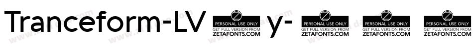 Tranceform-LV8y字体转换 Tranceform-LV8y字体转换