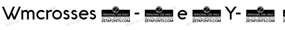 Wmcrosses1-4e8Y字体转换