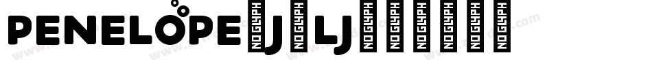 Penelope-J8Lj字体转换