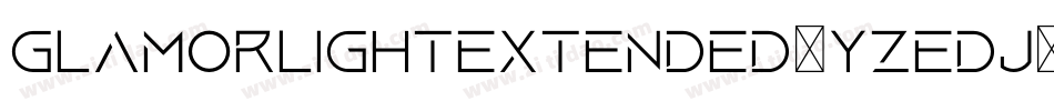 GlamorLightextended-YzEDj字体转换
