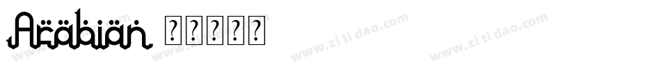 Arabian字体转换