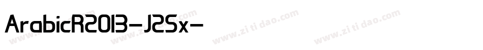 ArabicR2013-J25x字体转换