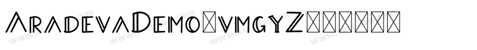 AradevaDemo-vmgyZ字体转换
