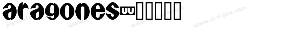 Aragones字体转换