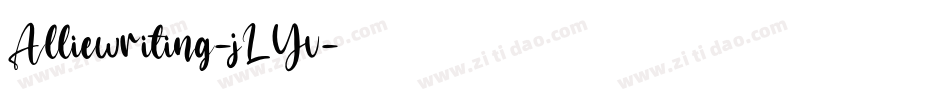 Alliewriting-jLYv字体转换