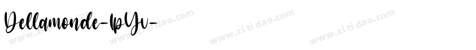 Dellamonde-1pYv字体转换 Dellamonde-1pYv字体转换