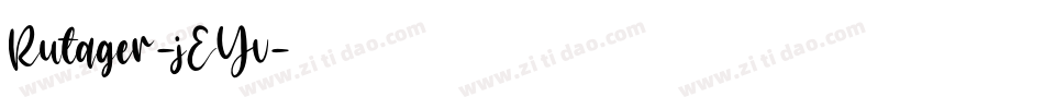 Rutager-jEYv字体转换 Rutager-jEYv字体转换