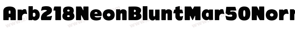 Arb218NeonBluntMar50NormalItalic-J8Ga字体转换