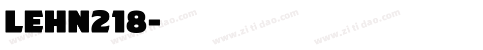 LEHN218字体转换