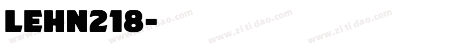 LEHN218字体转换