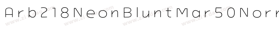 Arb218NeonBluntMar50NormalItalic-J8Ga字体转换