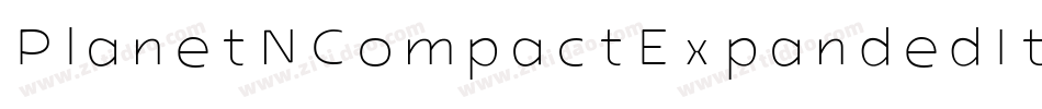 PlanetNCompactExpandedItal-l1qq字体转换