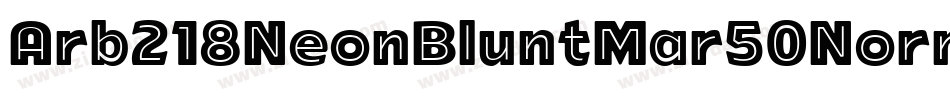 Arb218NeonBluntMar50NormalItalic-J8Ga字体转换
