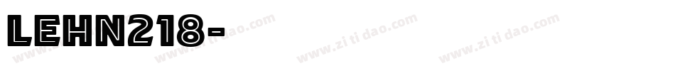 LEHN218字体转换