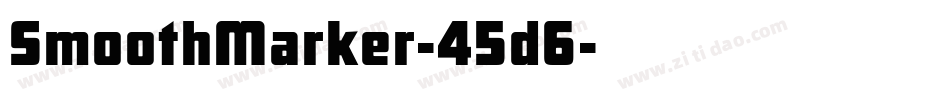 SmoothMarker-45d6字体转换