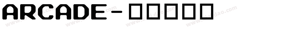ARCADE字体转换