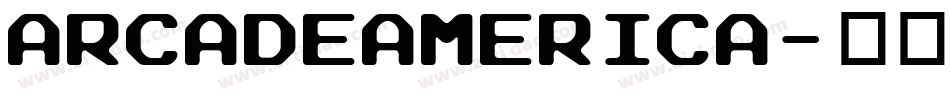 ArcadeAmerica字体转换