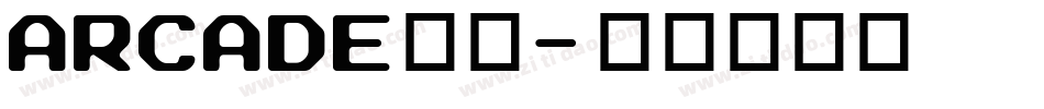 arcade字体字体转换
