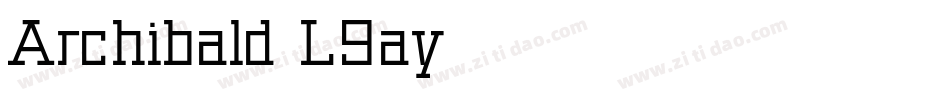 Archibald-L9ay字体转换