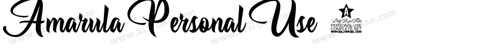 Amarula-Personal-Use-2字体转换