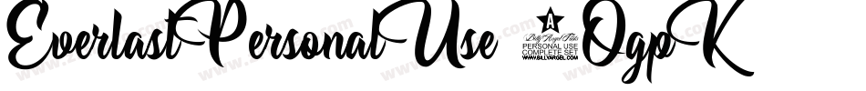 EverlastPersonalUse-2OgpK字体转换