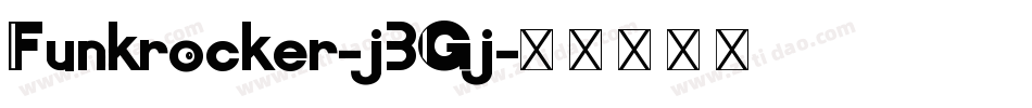 Funkrocker-j3Gj字体转换