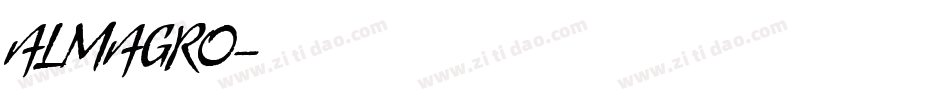 ALMAGRO字体转换