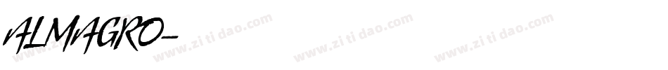 ALMAGRO字体转换