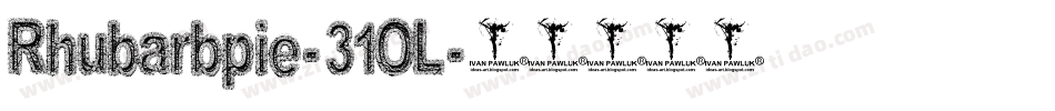 Rhubarbpie-31OL字体转换