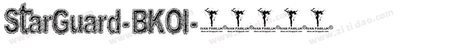 StarGuard-BKOl字体转换