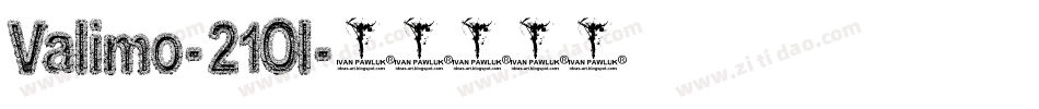 Valimo-21Ol字体转换
