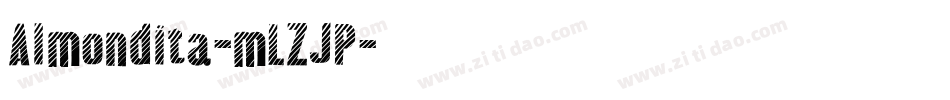 Almondita-mLZJP字体转换