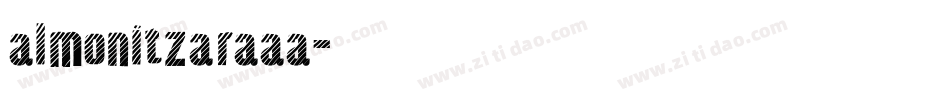 almonitzaraaa字体转换