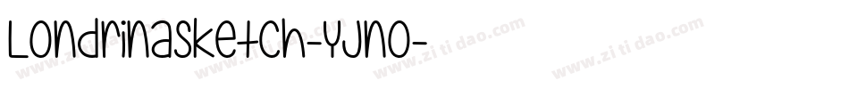 LondrinaSketch-YJnO字体转换